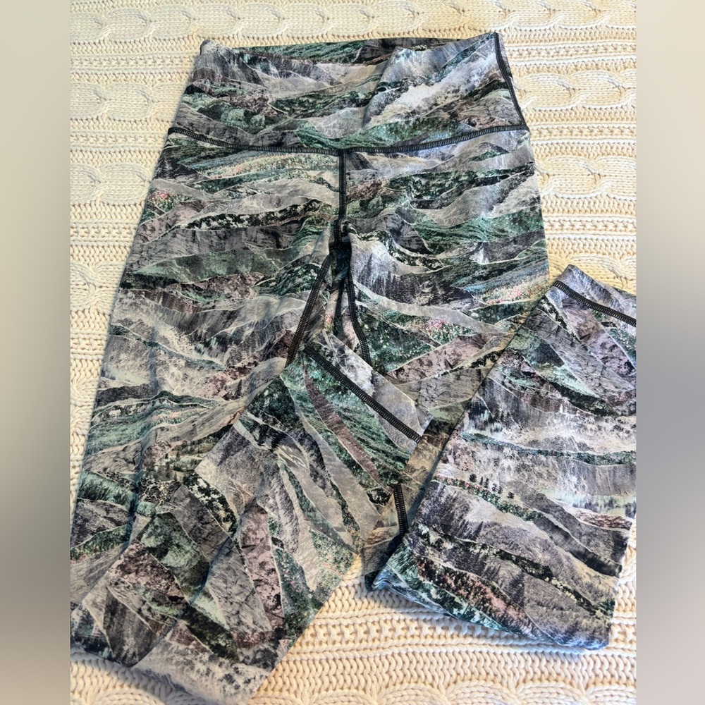 lululemon athletica Multicolor Patterned Leggings